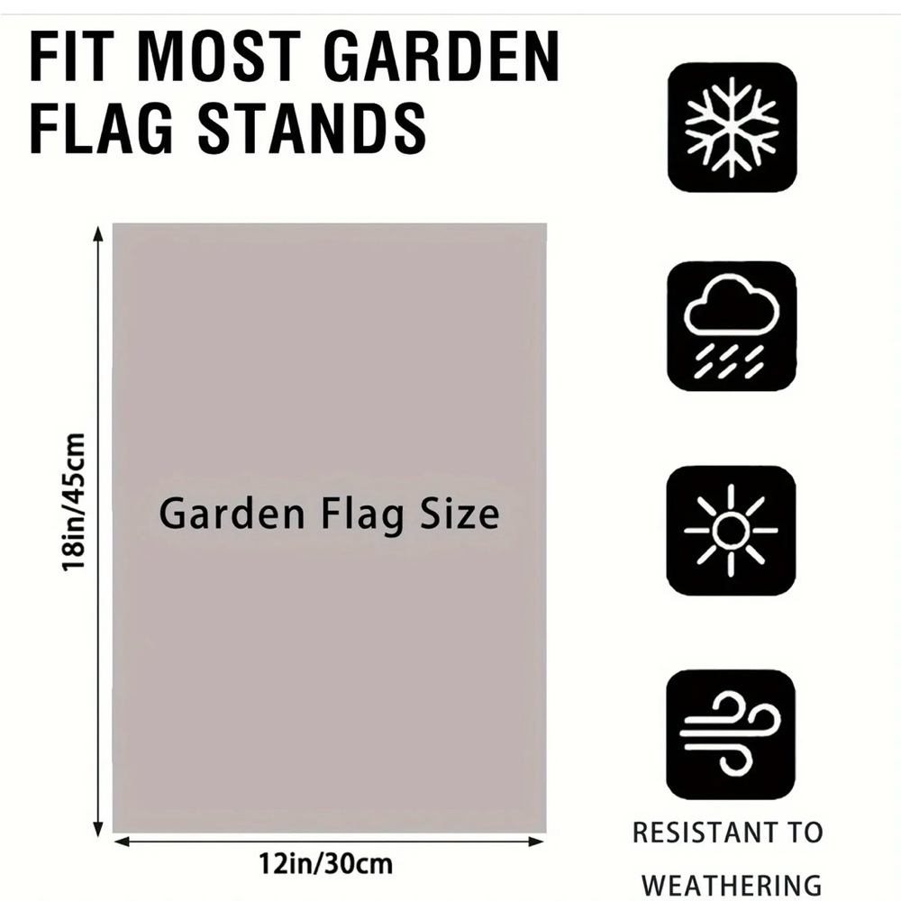 Holiday Elf Surveillance Garden Flag - Red and Green - Picture 4 of 5